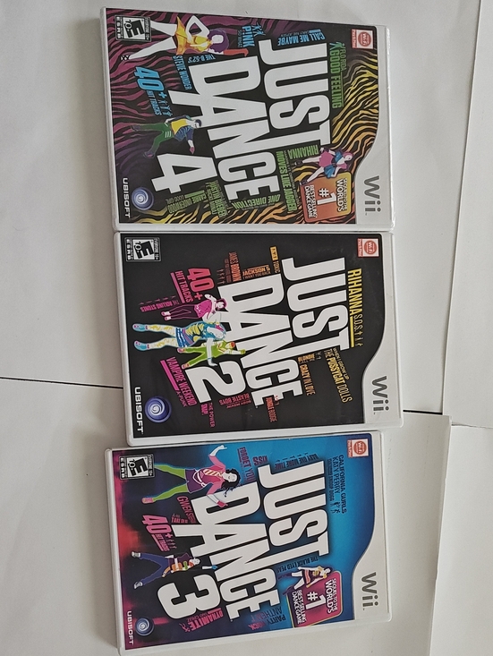 Wii Other - Ubisoft Just Dance 2 / 3 / 4 Wii Nintendo Video Game Collection